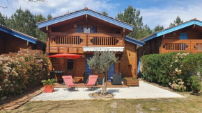 CHALET ENTRE CONTIS ET MIMIZAN PLAGE - Piscine chauffée et balnéothérapie